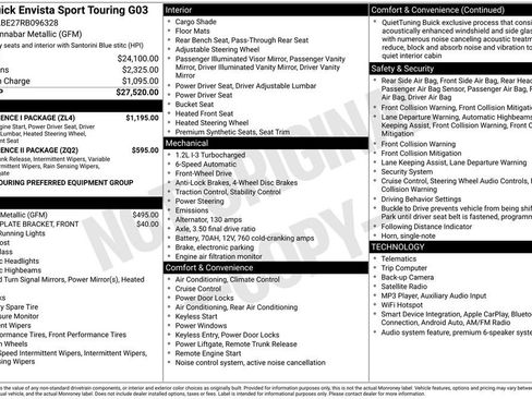 Used 2024 Buick Envista Sport Touring w/ Convenience I Package FWD image 33