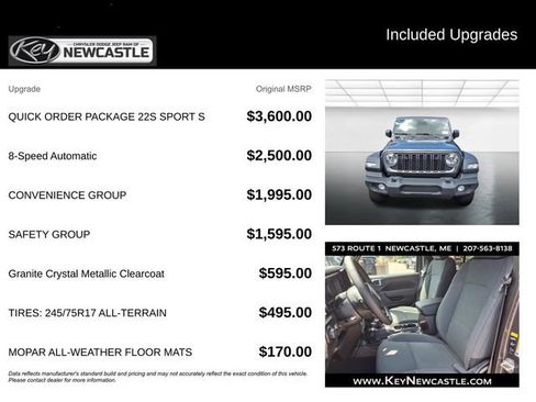 New 2025 Jeep Wrangler Sport S image 3