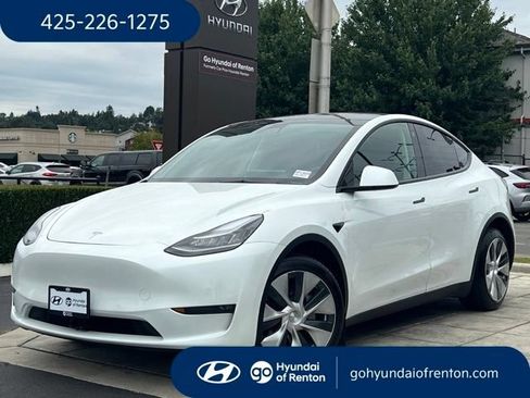 Used 2021 Tesla Model Y Long Range AWD/4WD image 1