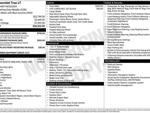 Used 2025 Chevrolet Trax LT w/ Driver Confidence Package FWD image 23