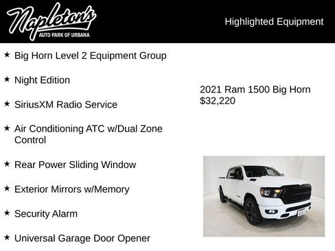 Used 2021 RAM 1500 Big Horn image 15