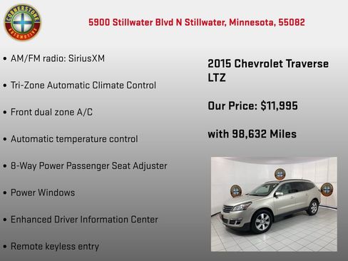 Used 2015 Chevrolet Traverse LTZ image 20