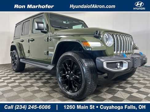 Used 2023 Jeep Wrangler Unlimited Sahara w/ Cold Weather Group AWD/4WD image 1