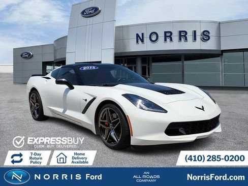 Used 2015 Chevrolet Corvette Stingray Coupe w/ 2LT Preferred Equipment Group RWD image 1