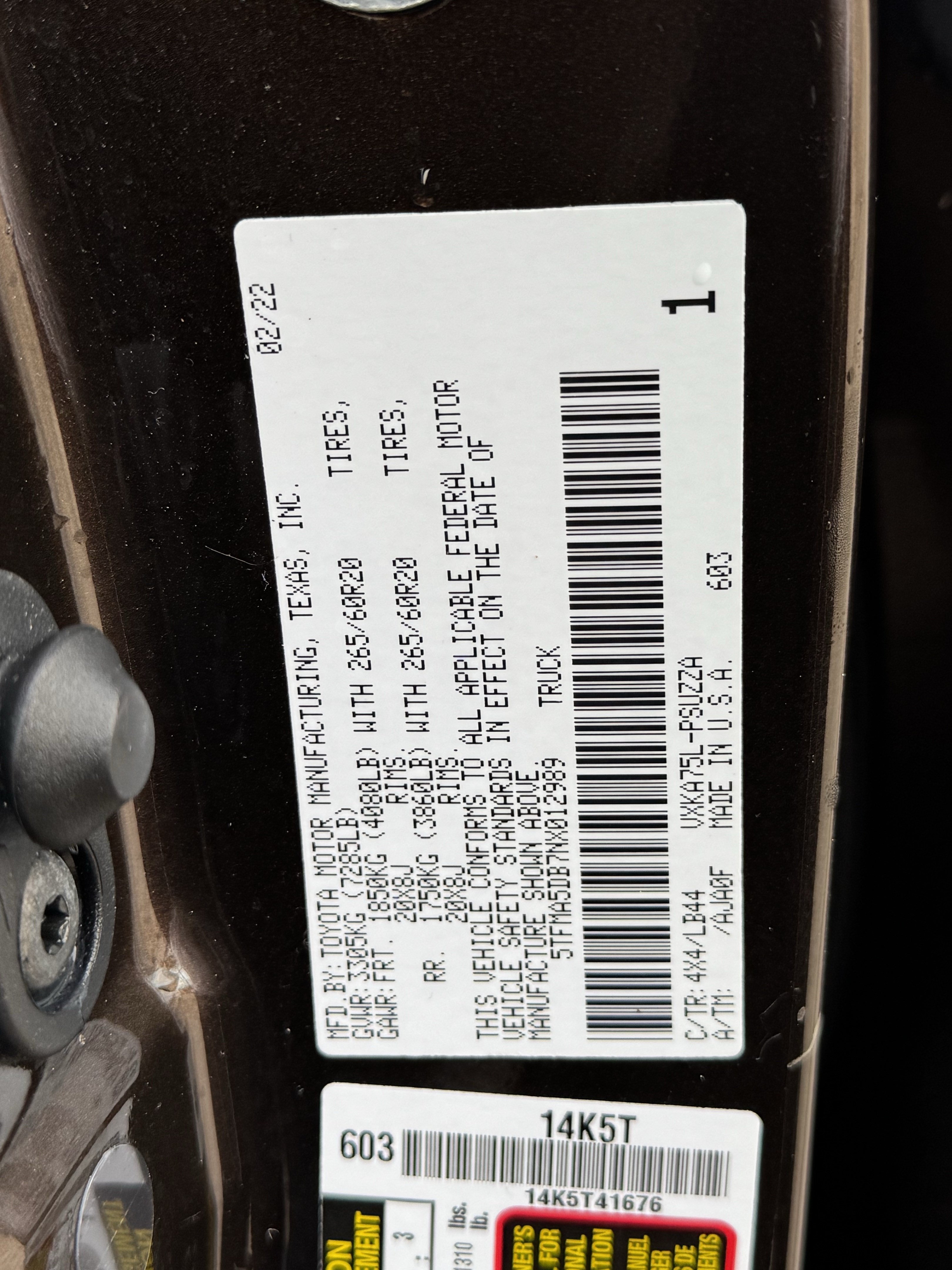Used 2022 Toyota Tundra 1794 Edition w/ Advanced Package AWD/4WD image 34