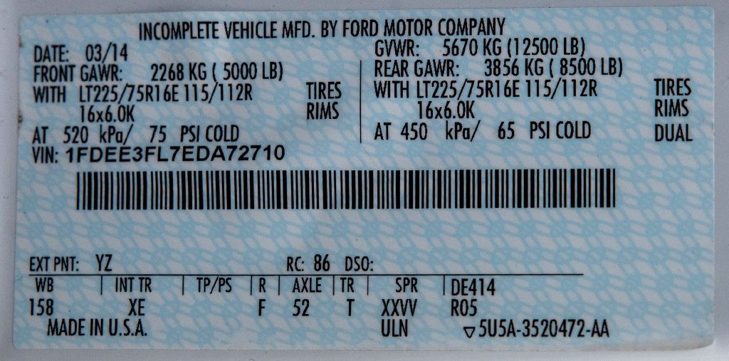 Used 2014 Ford E-350 and Econoline 350 Super Duty RWD image 26