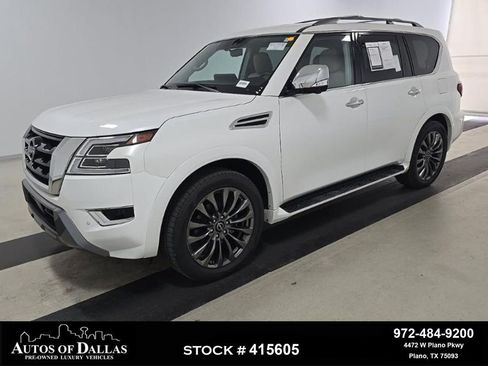 Used 2024 Nissan Armada Platinum w/ Captain's Chairs Package RWD image 1