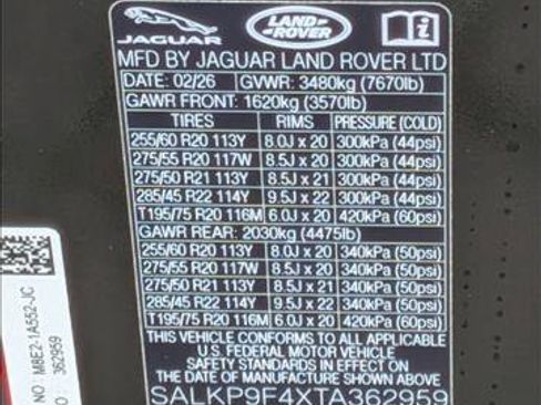 New 2026 Land Rover Range Rover SE AWD/4WD image 17