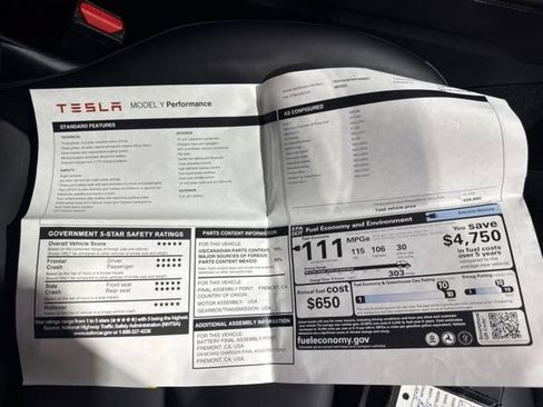 Used 2023 Tesla Model Y Performance AWD/4WD image 78