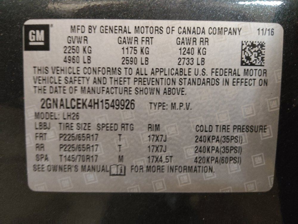 Used 2017 Chevrolet Equinox LT w/ Convenience Package FWD image 33