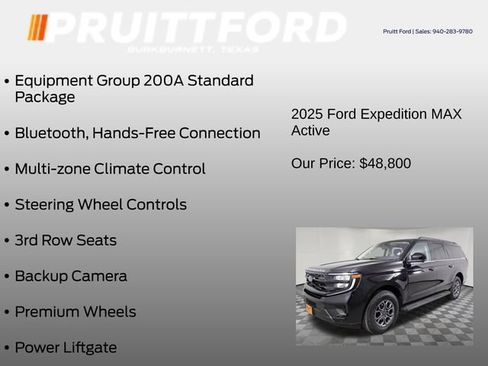 Used 2025 Ford Expedition Max Active RWD image 7