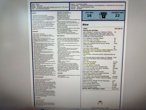 Used 2014 Chevrolet Silverado 1500 LTZ Z71 w/ LTZ Plus Package image 14