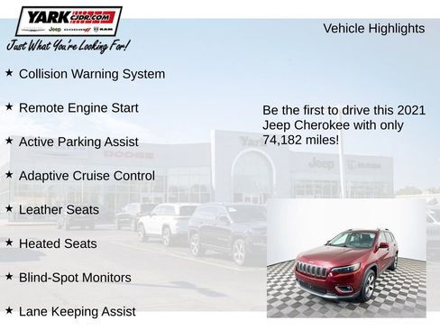 Certified 2021 Jeep Cherokee Limited image 12