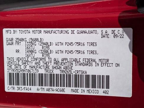 Used 2022 Toyota Tacoma SR RWD image 24