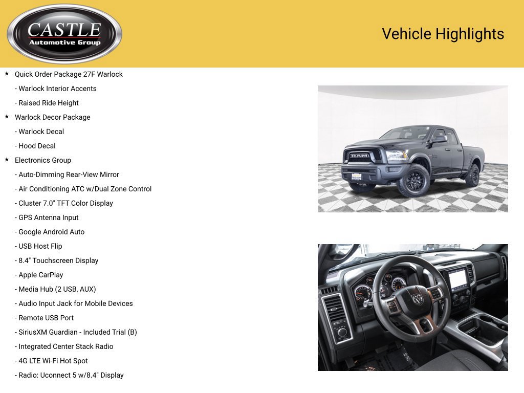 Used 2022 RAM 1500 Warlock w/ Electronics Group AWD/4WD image 8