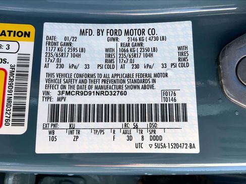 Used 2022 Ford Bronco Sport Badlands w/ Premium Package image 37