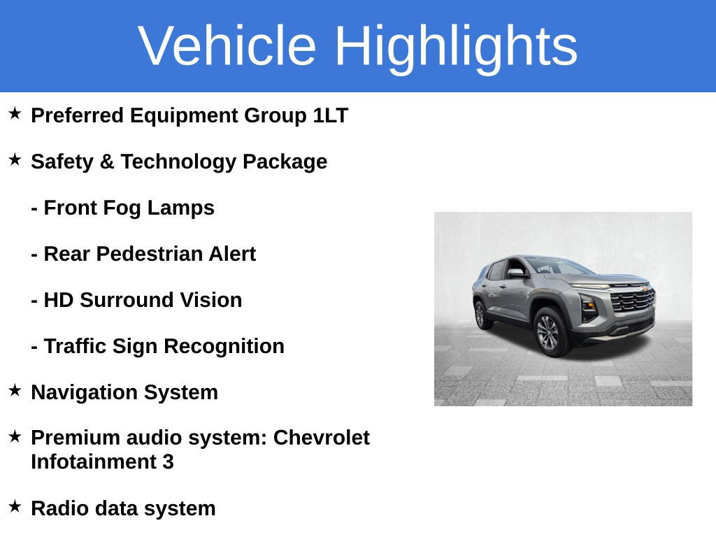 Certified 2025 Chevrolet Equinox LT w/ Safety and Technology Package FWD image 3