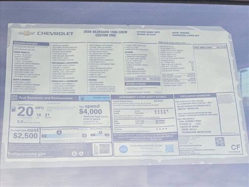 New 2026 Chevrolet Silverado 1500 Custom w/ Turbomax Blackout Package image 17