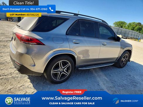 Used 2021 Mercedes-Benz GLE 350 w/ AMG Line Exterior image 4