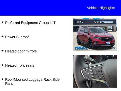Used 2024 Chevrolet Equinox LT w/ LPO, Floor Liner Package FWD image 9