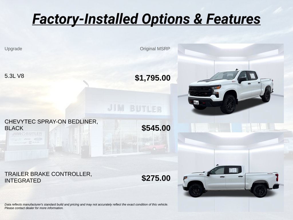 Used 2024 Chevrolet Silverado 1500 Custom Trail Boss AWD/4WD image 3
