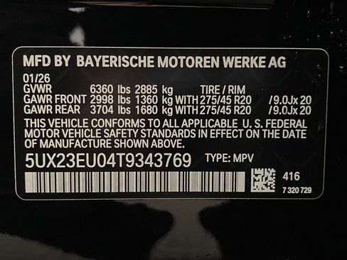 New 2026 BMW X5 xDrive40i w/ M Sport Package image 36