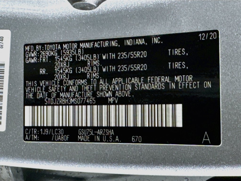 Used 2021 Toyota Highlander XSE AWD/4WD image 33