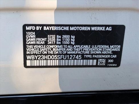 Used 2025 BMW i4 eDrive40 w/ M Sport Package RWD image 26