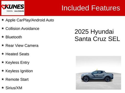 Used 2025 Hyundai Santa Cruz SEL FWD image 2