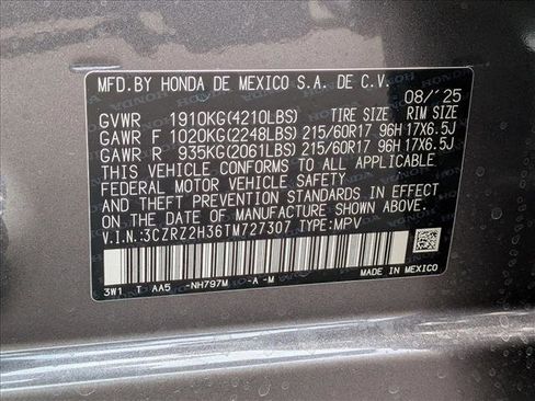 New 2026 Honda HR-V LX image 16