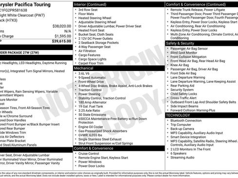 Used 2023 Chrysler Pacifica Touring FWD image 14