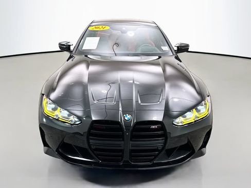 Used 2021 BMW M4 Coupe w/ Executive Package RWD image 2