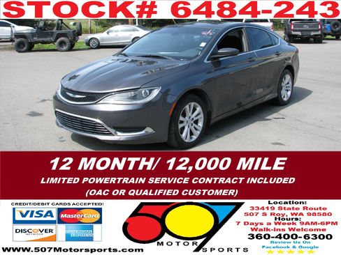 Used 2015 Chrysler 200 Limited w/ Convenience Group image 1