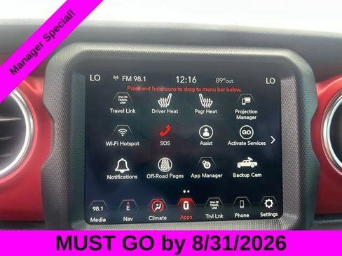 Used 2023 Jeep Gladiator Rubicon w/ LED Lighting Group AWD/4WD image 23
