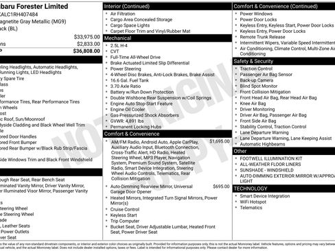 Certified 2024 Subaru Forester Limited image 46