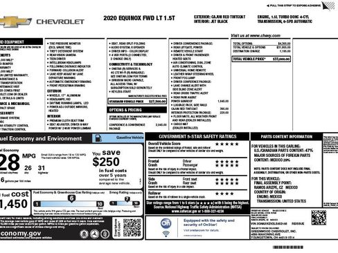 Certified 2020 Chevrolet Equinox LT image 4