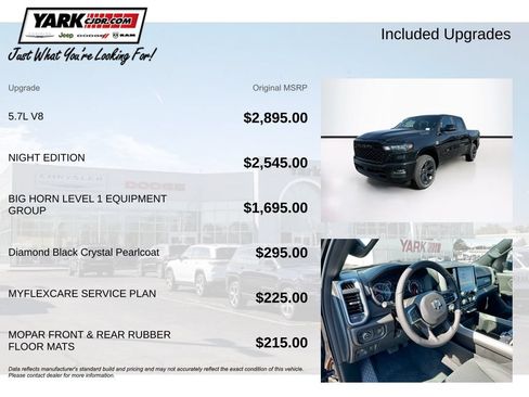 New 2026 RAM 1500 Big Horn w/ Night Edition AWD/4WD image 3