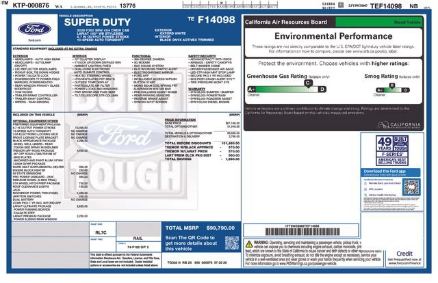 New 2026 Ford F350 Lariat w/ Tremor Off-Road Package AWD/4WD image 37