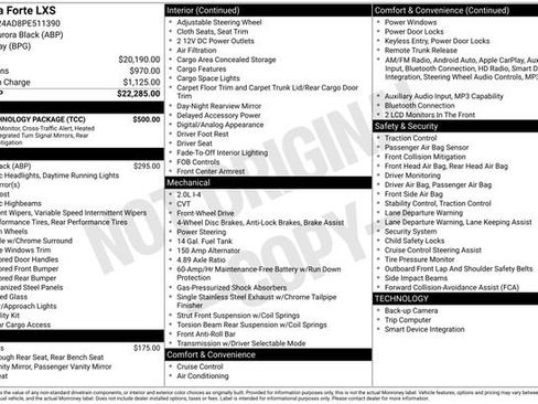Used 2023 Kia Forte LXS w/ LXS Technology Package FWD image 14