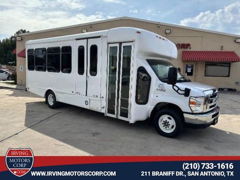 Used 2019 Ford E-450 and Econoline 450 Super Duty w/ Shuttle Bus Prep Package RWD image 1