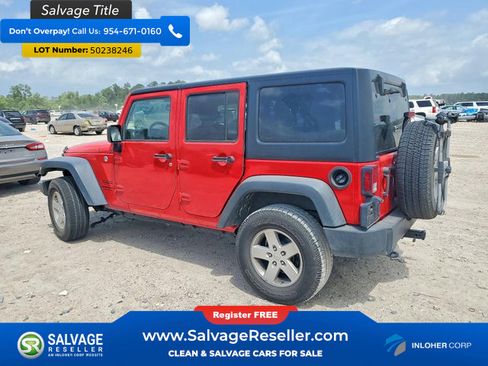 Used 2015 Jeep Wrangler Unlimited Sport w/ Quick Order Package 24S AWD/4WD image 3