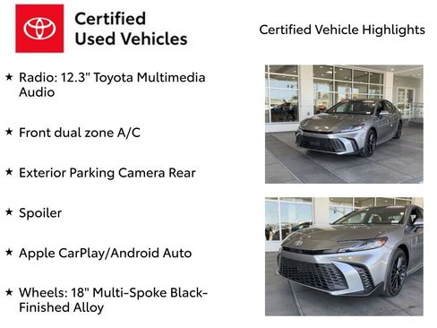 Certified 2026 Toyota Camry SE w/ Convenience Package FWD image 7