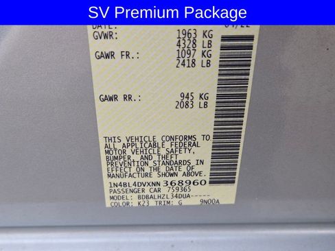 Used 2022 Nissan Altima 2.5 SV image 13