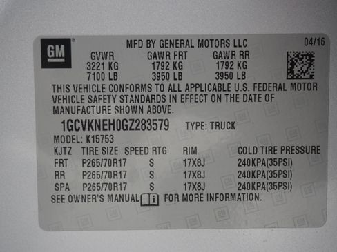Used 2016 Chevrolet Silverado 1500 W/T AWD/4WD image 25