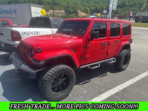 Used 2021 Jeep Wrangler Unlimited Sahara AWD/4WD image 1