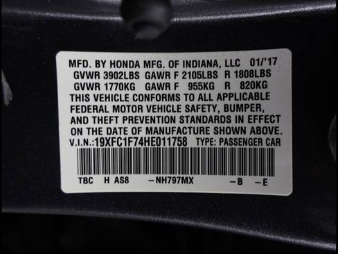 Used 2017 Honda Civic EX-L image 12