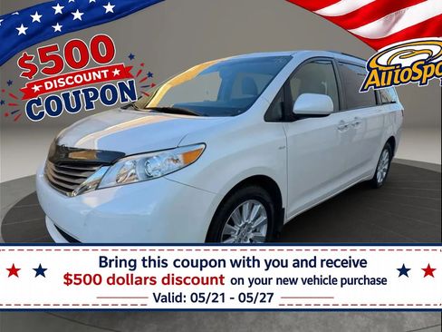 Used 2017 Toyota Sienna XLE w/ XLE Navigation Package AWD/4WD image 1