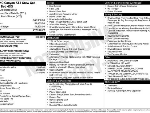 Used 2024 GMC Canyon AT4 w/ AT4 Premium Package AWD/4WD image 2