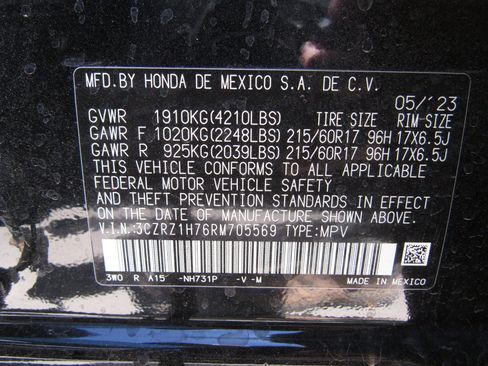 Used 2024 Honda HR-V EX-L image 6