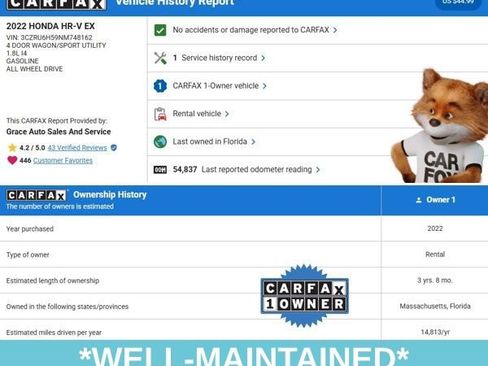 Used 2022 Honda HR-V EX image 4